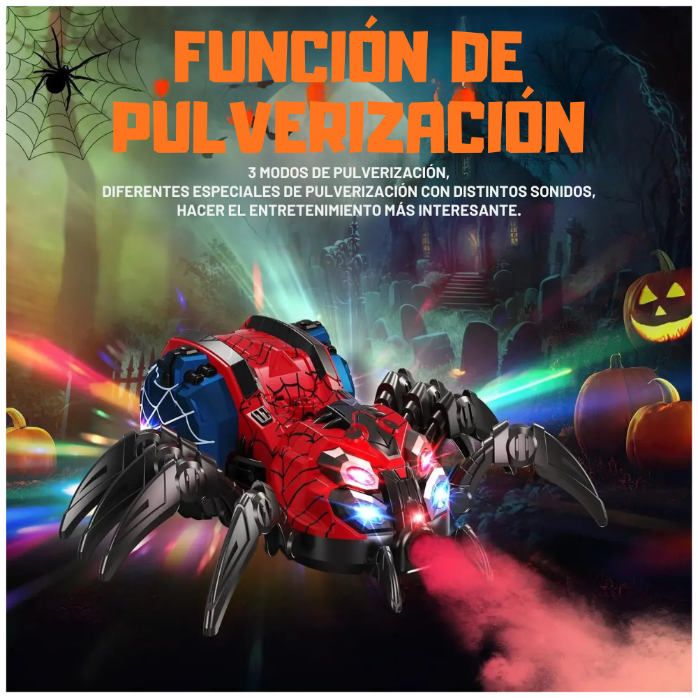 Ara a RC 2 4 GHz con Luces LED M sica Pulverizador y Control Remoto-3
