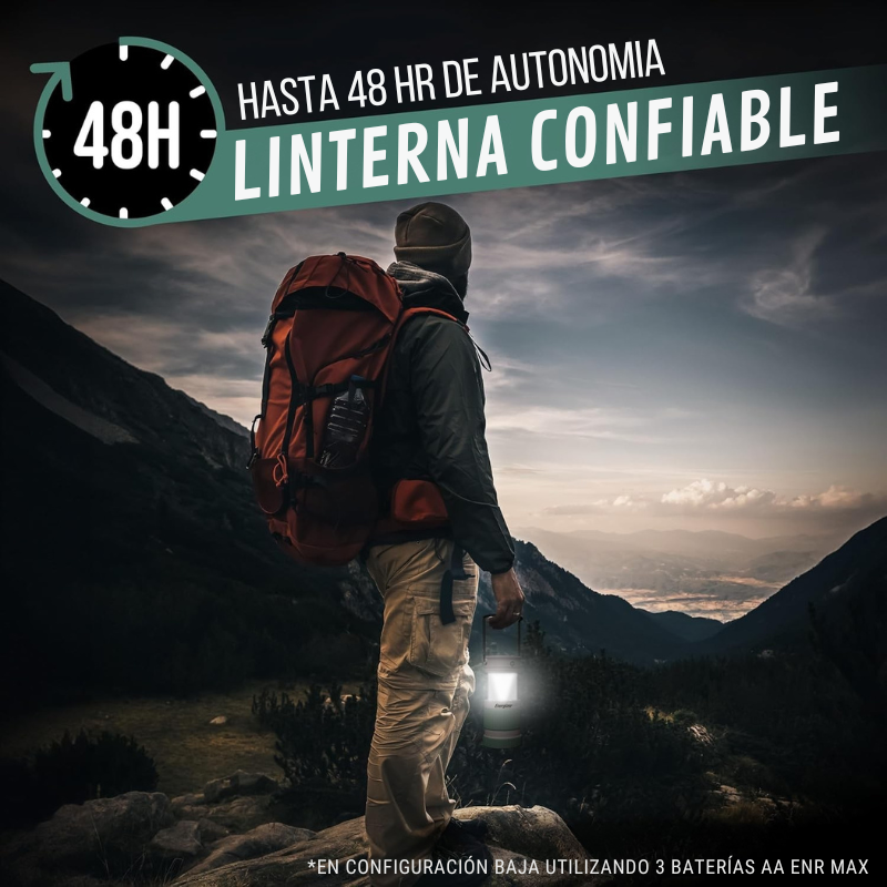 Foco Solar Recargable Hibrido Energizer Ipx4 500 Lumens-3