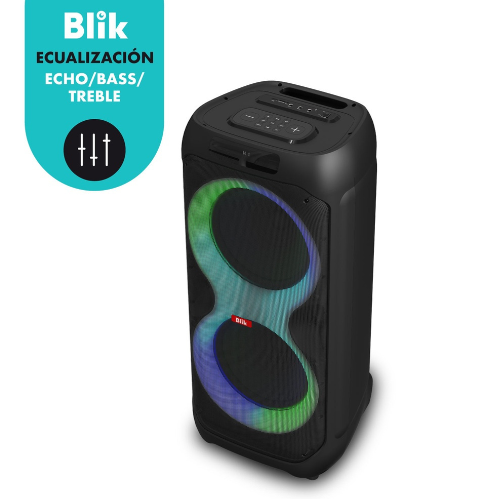 Parlante Bluetooth Karaoke Blik Lightmax 12-2