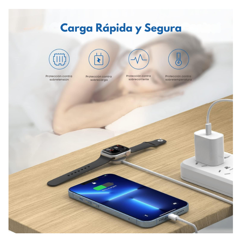 Cable de carga 2 en 1 - Vidvie Original-4