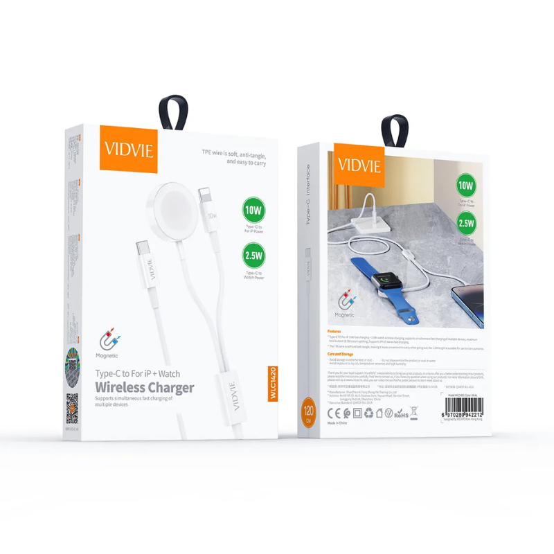Cable de carga 2 en 1 - Vidvie Original-5