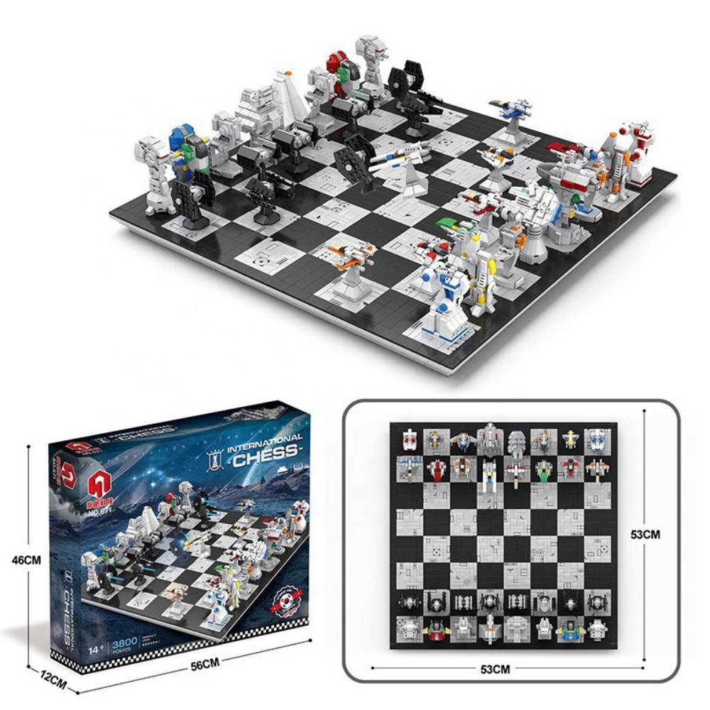 Juego de Ajedrez Edición Star Wars Espacial de Bloques-5
