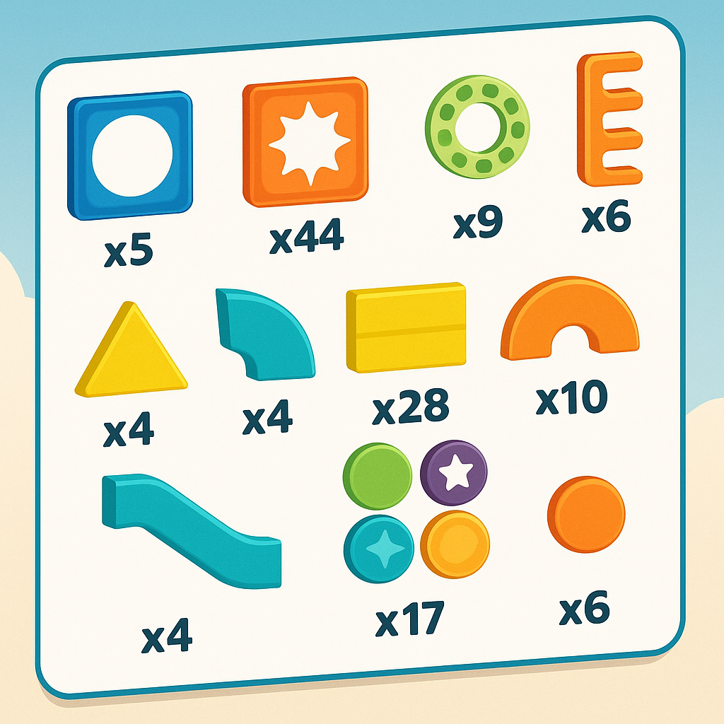 Set de Bloques Magn ticos con Rampas y Pelotas 105 Piezas-5