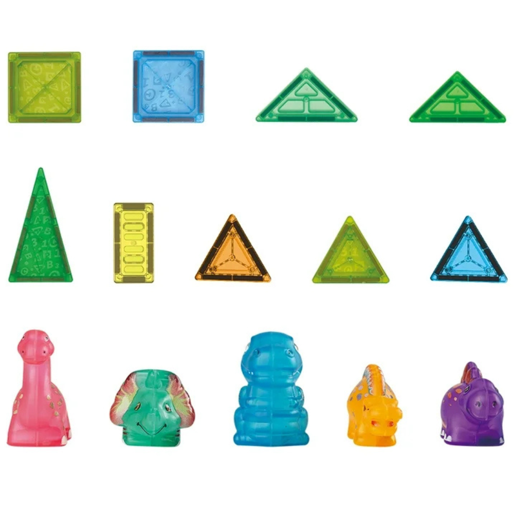 Set de Bloques Magnéticos con Dinosaurios – 32 Piezas-3