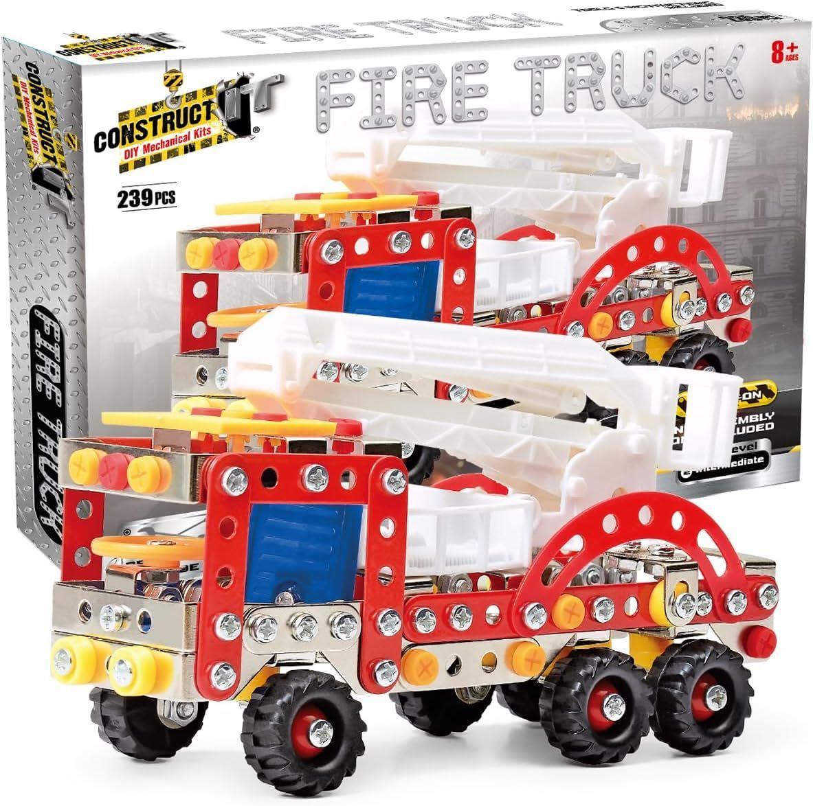 Cami n de Bomberos Met lico Armable 239 Piezas-5