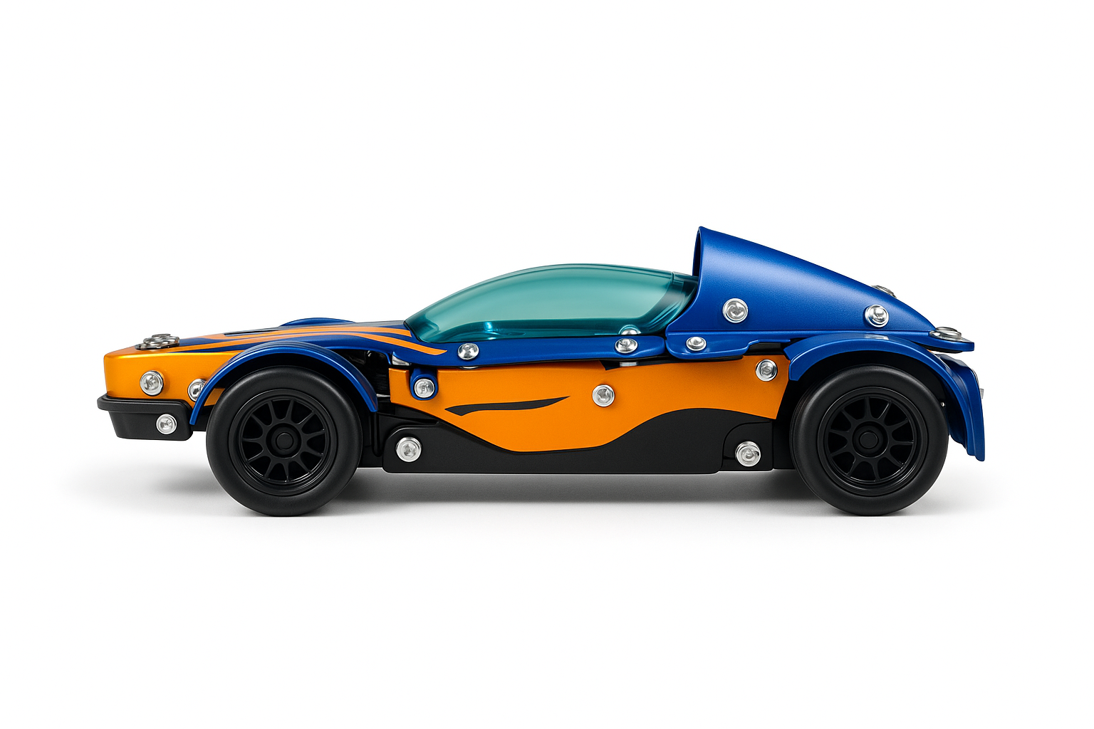 Auto de Carreras Metalico Armable 274 pcs-2