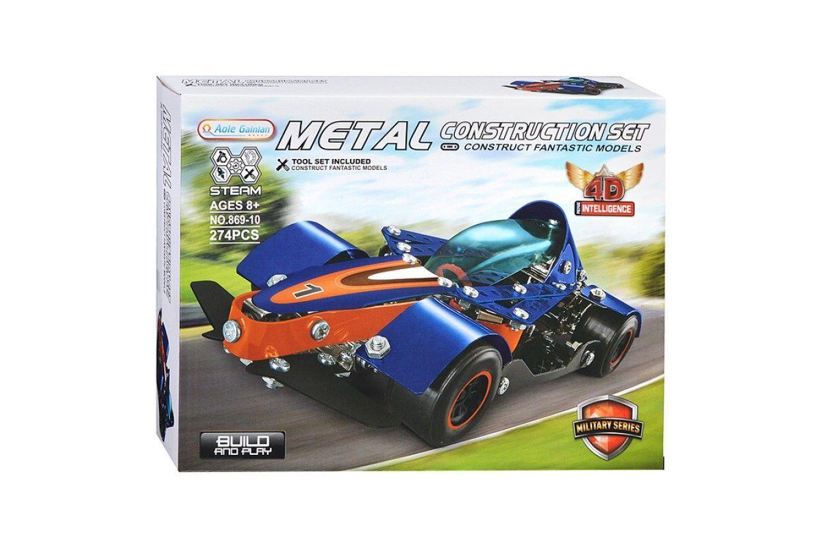 Auto de Carreras Metalico Armable 274 pcs-5