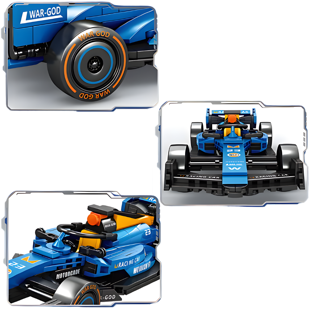 Auto de Carreras para Armar 323 Piezas Juguete STEM-2