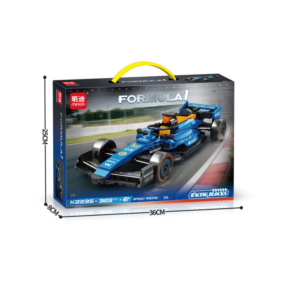 Auto de Carreras para Armar 323 Piezas Juguete STEM-5