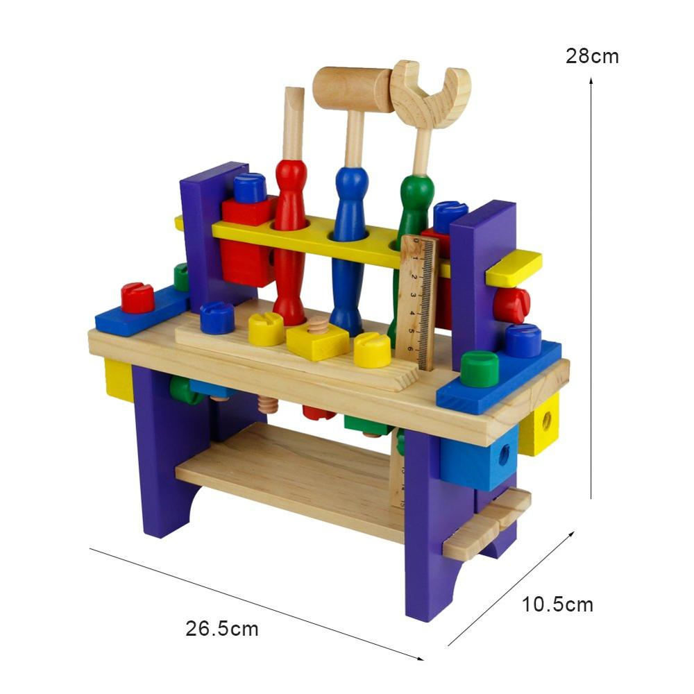 Banco de Herramientas de Madera para Ni os Montessori-5