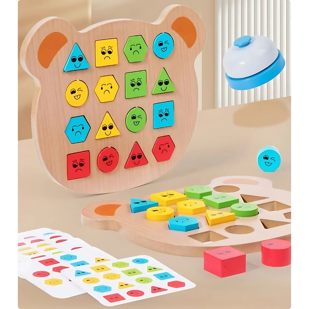 Juego Montessori Clasificación por Color y Forma-2