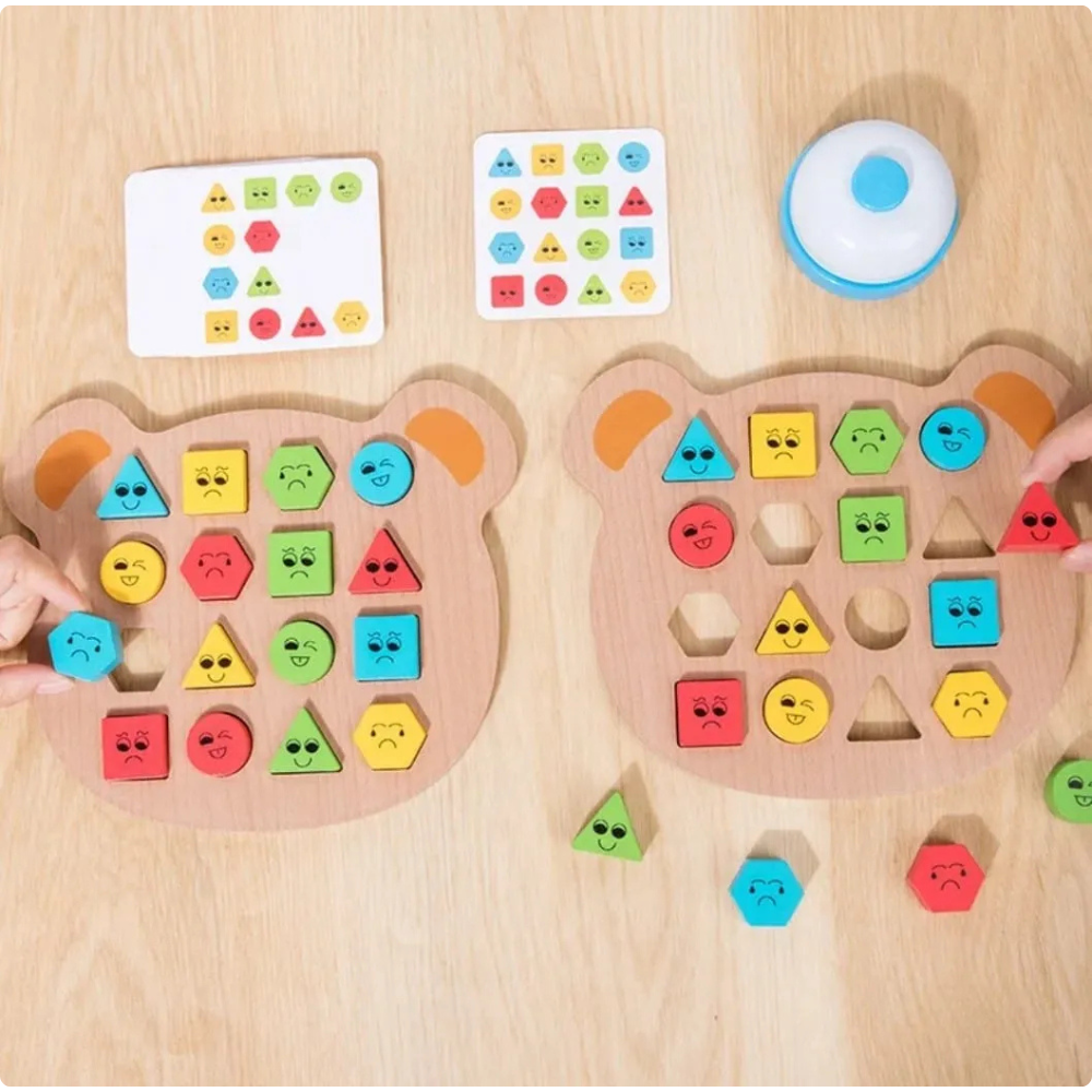 Juego Montessori Clasificación por Color y Forma-5