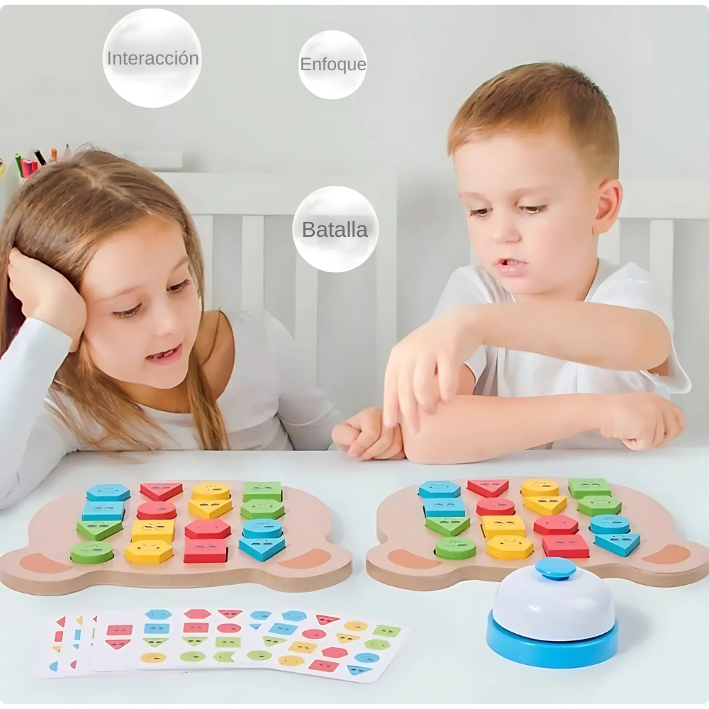 Juego Montessori Clasificación por Color y Forma-6