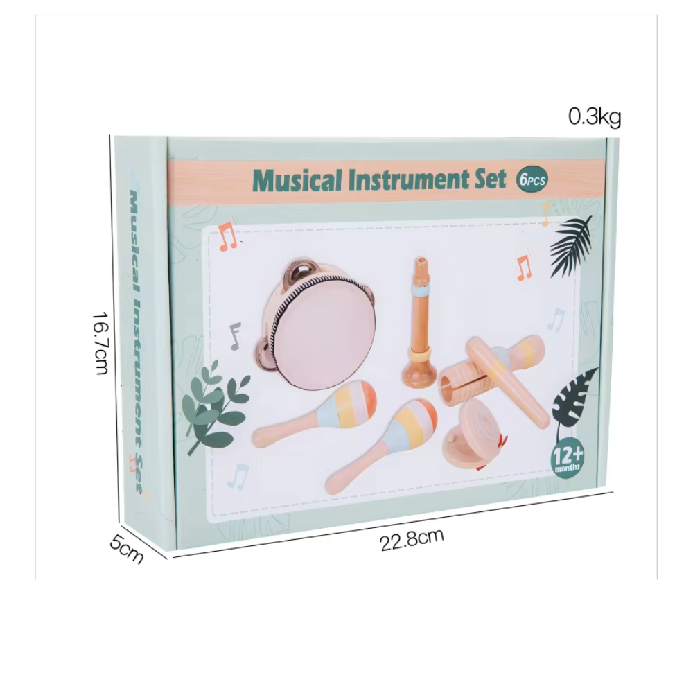Set musical 7 piezas de Madera Educativo Montessori-4