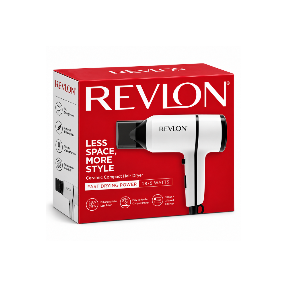 Secador Revlon Crystal Ionico 2000W Blanco-5