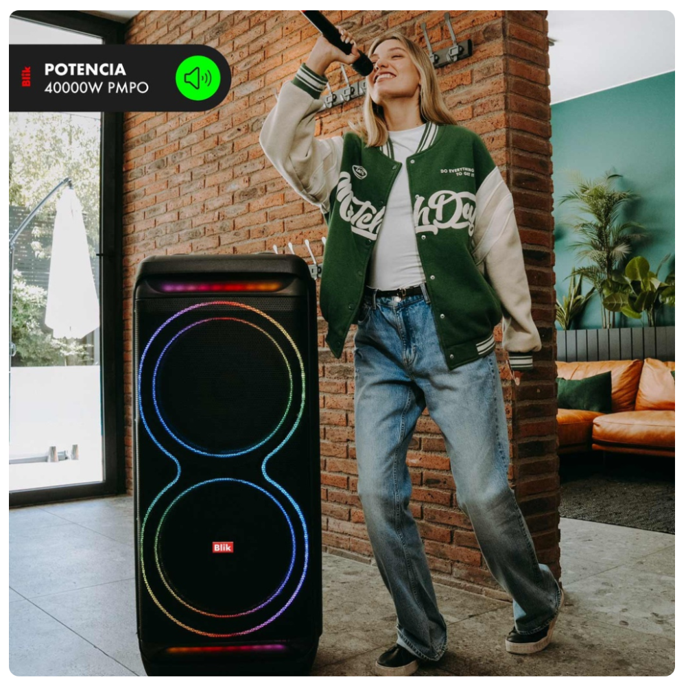 Parlante Bluetooth Karaoke Blik UltraBass15-3