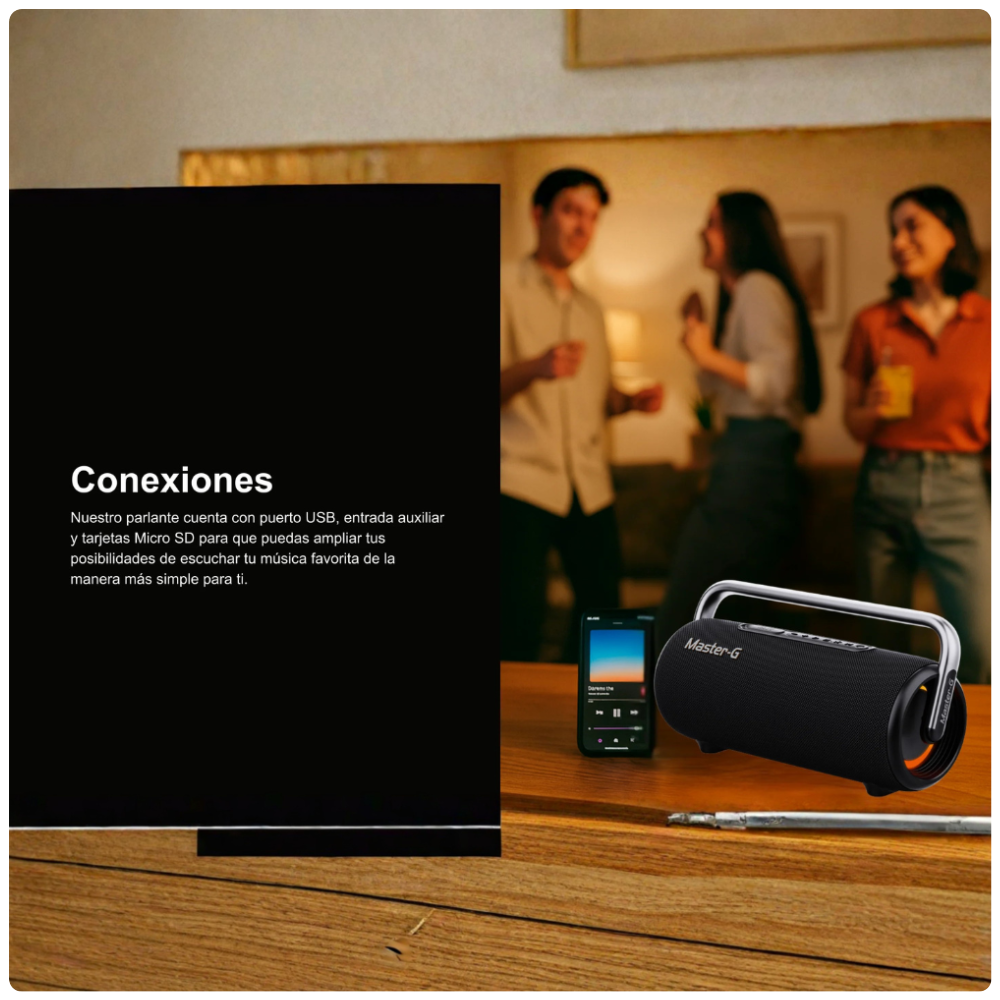Parlante MASTER G SOUNDBOX 3 IPX5 16 000w-6