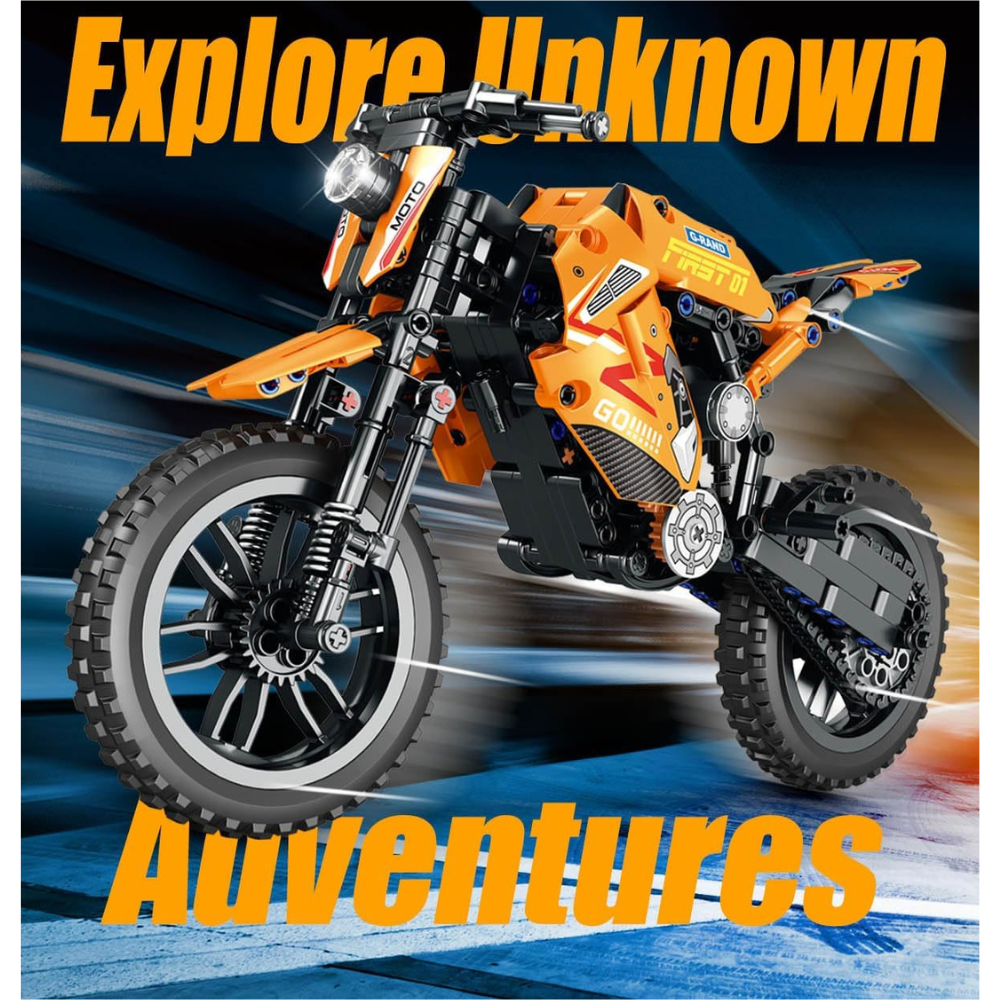 Motocross Bloques de Construcci n 506 piezas-5