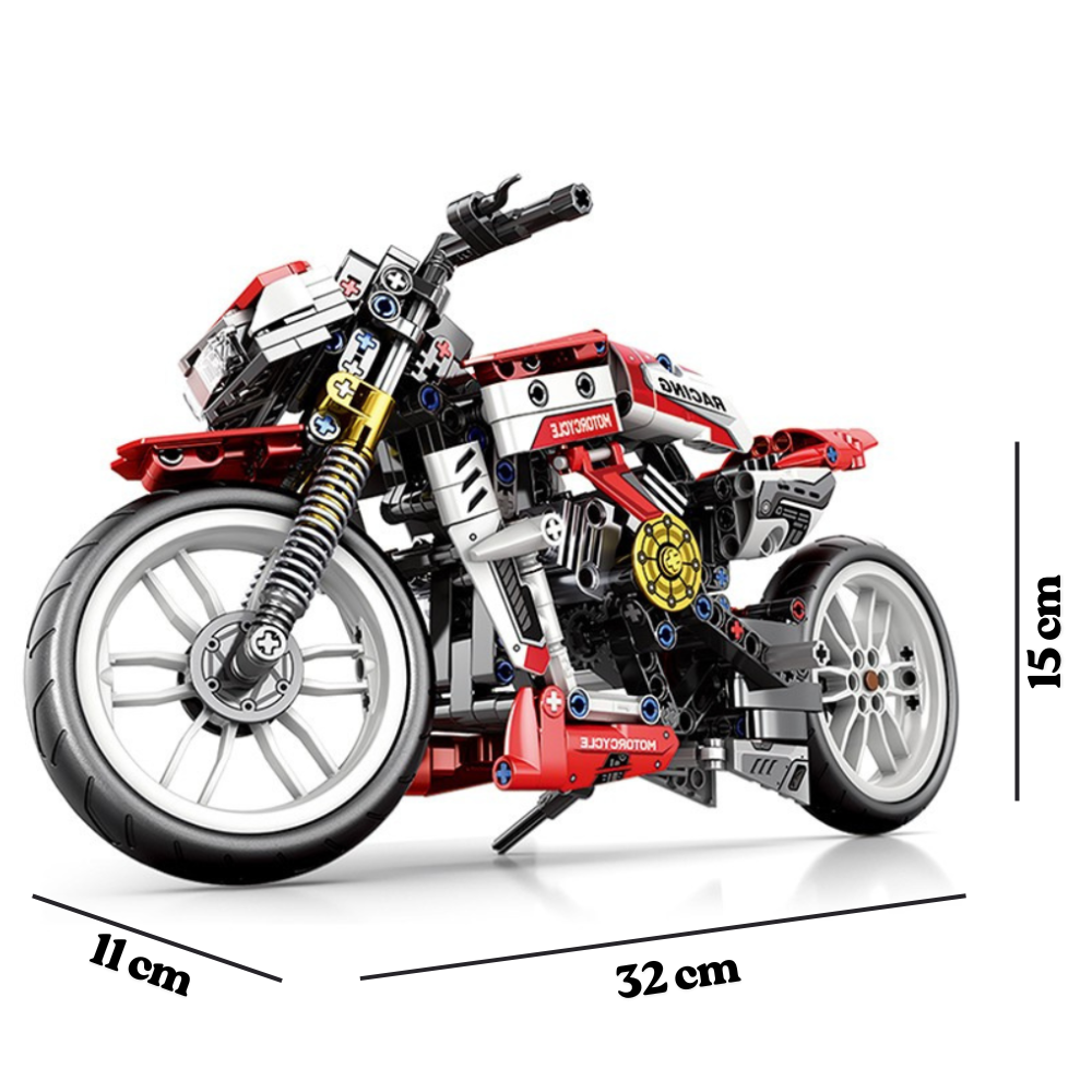 Moto Naked Deportiva Set De Construcci n 467 Piezas-5