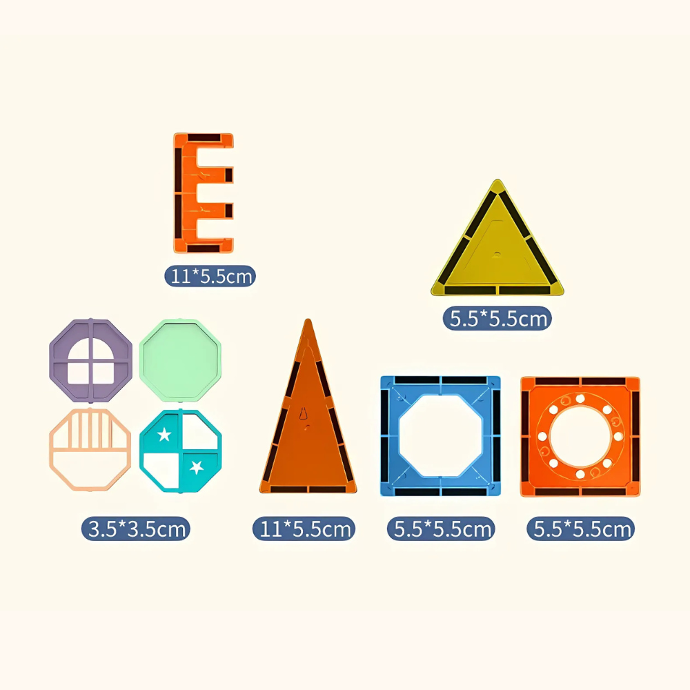 Set de Bloques Magnéticos STEM – 56 Piezas-4