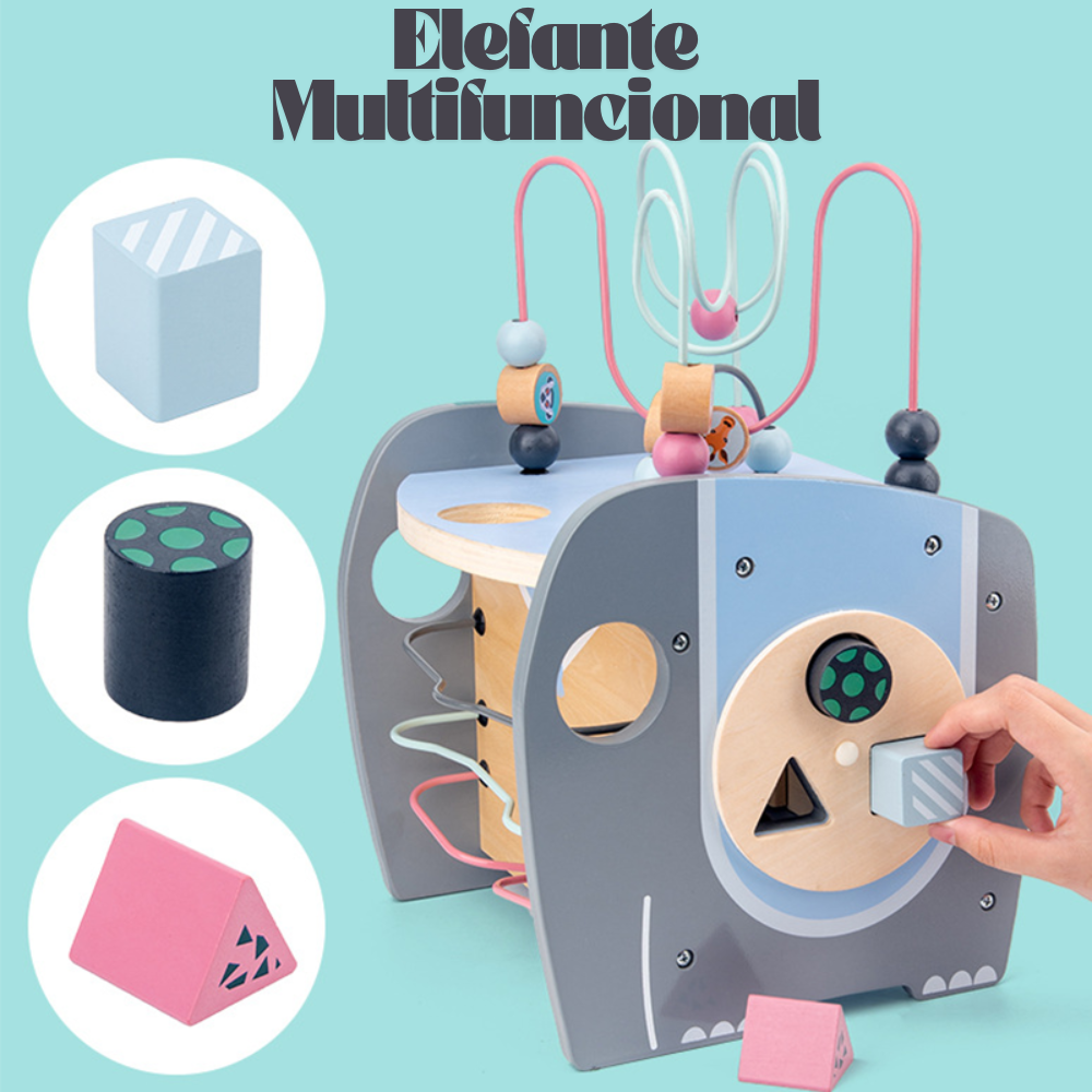 Centro de Actividades Montessori de Madera Multijuegos-2