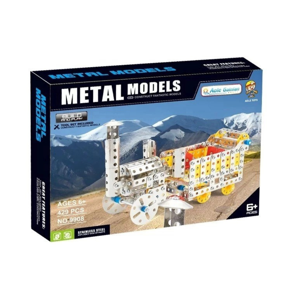 Tren de Metal para Armar 429 Pcs Metalico-4