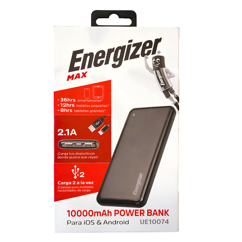 Power Bank Energizer UE10074 BK 10 000 mAh-2