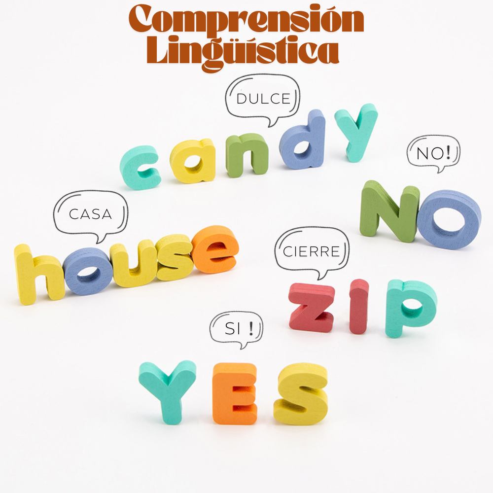 Abecedario Didáctico en Madera Letras y Palabras-2