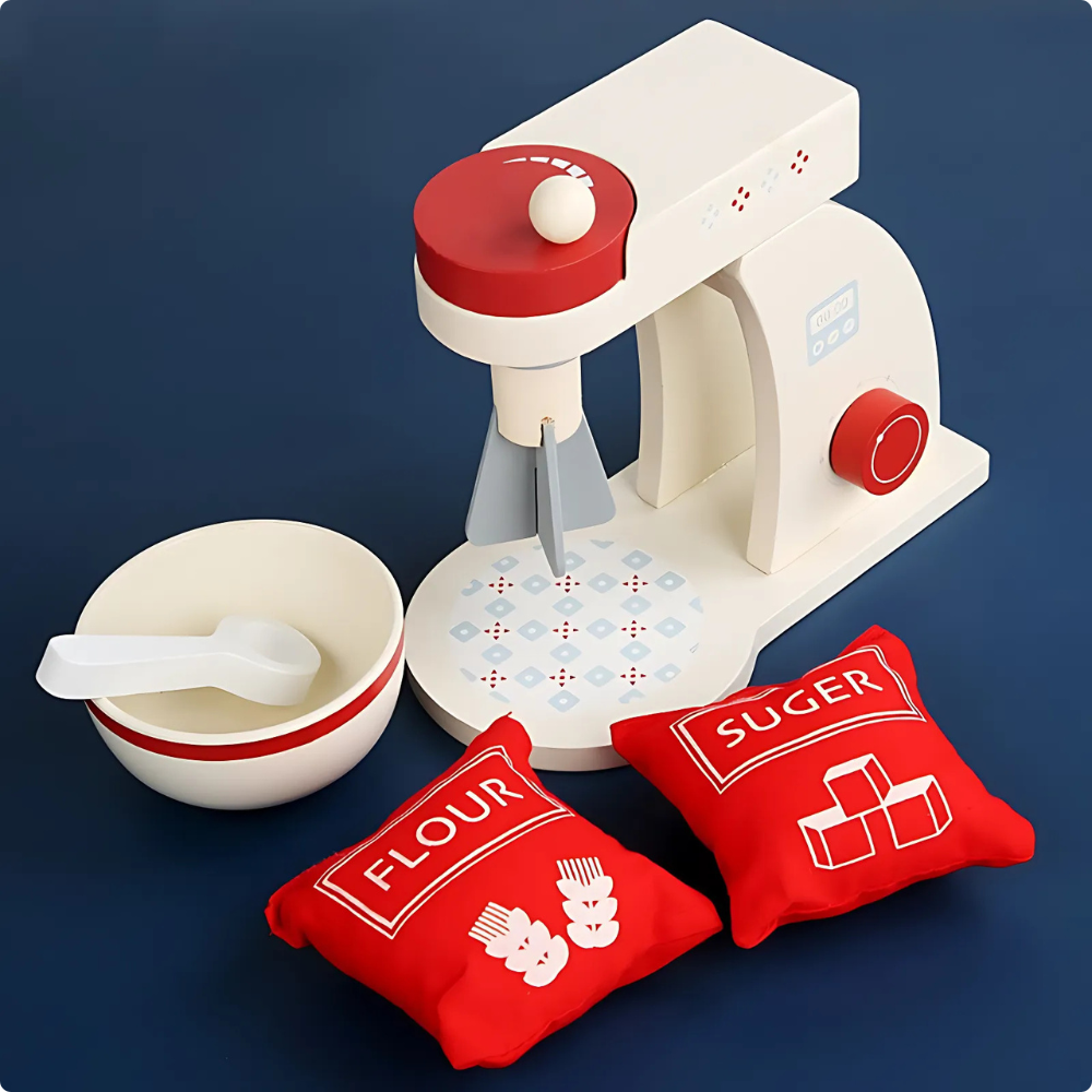 Licuadora de Madera para Niños  Juego de Rol Montessori-3