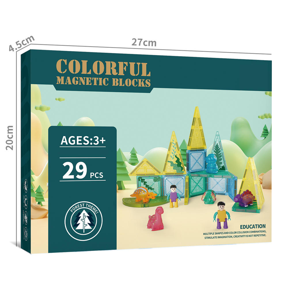 Set de Bloques Magnéticos Forest Theme – 29 Piezas-6