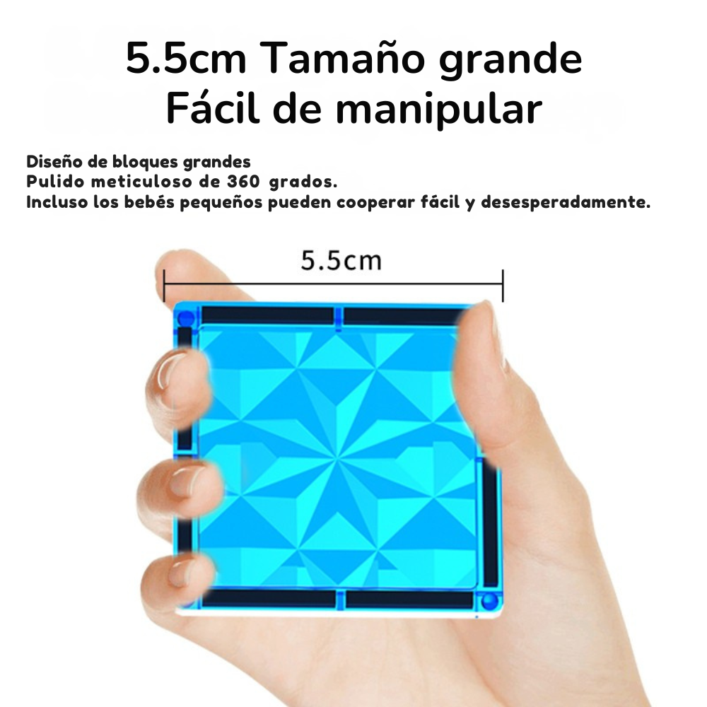 Set de Bloques Magnéticos Diamond Series – 96 Piezas-4