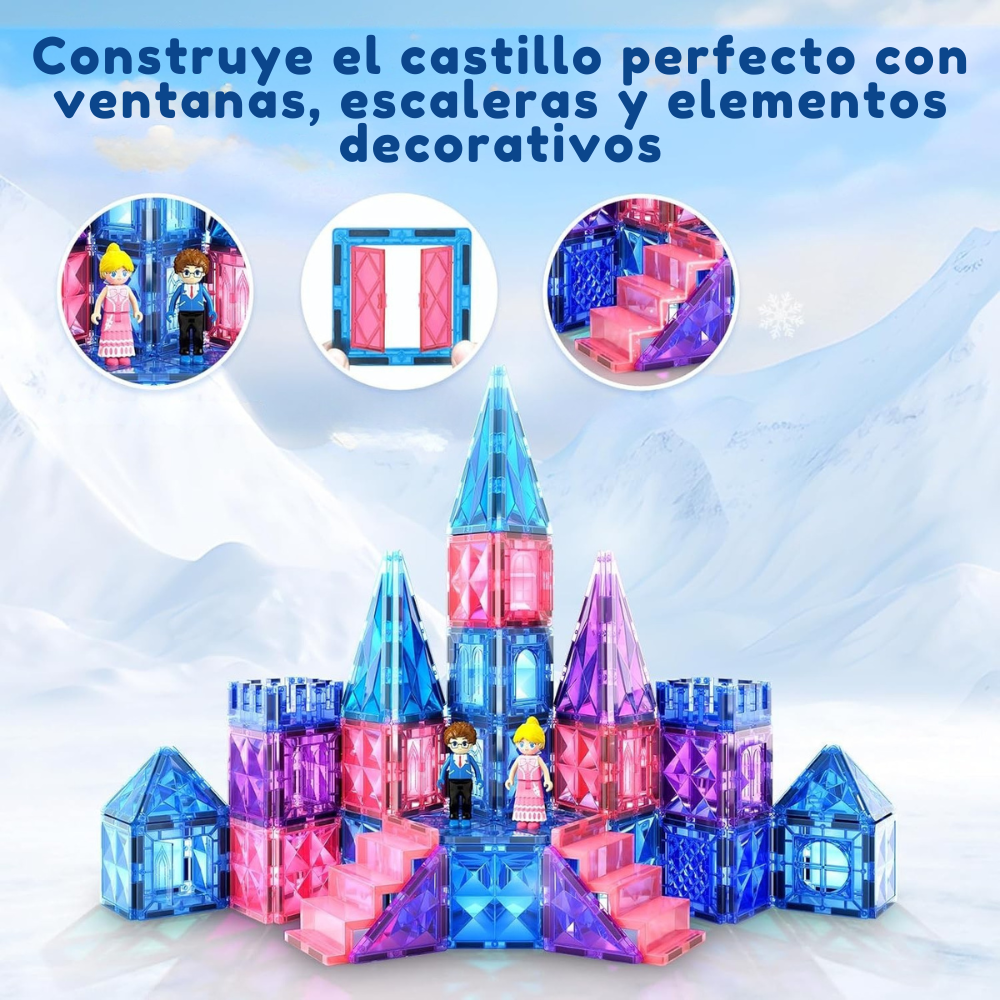 Set de Bloques Magnéticos Diamond Series – 96 Piezas-5