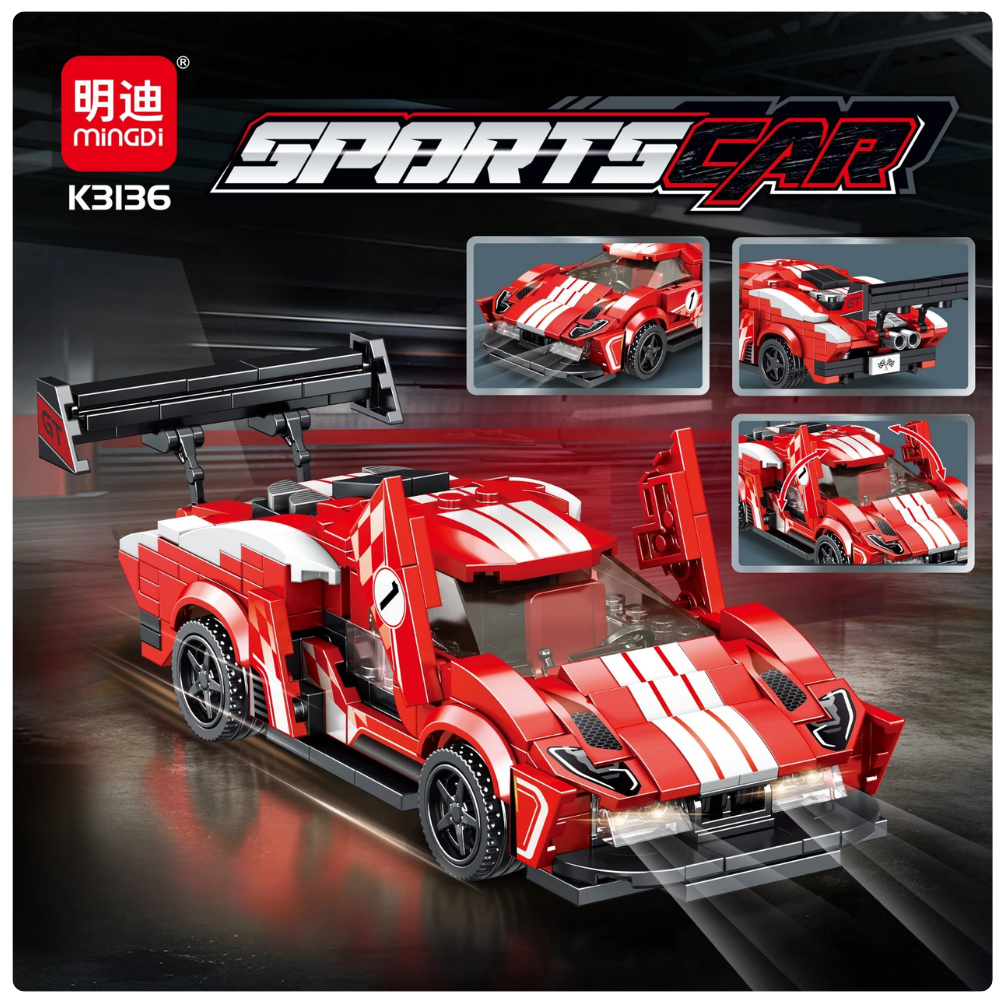 Auto Deportivo para Armar 307 Piezas Juguete de Construcci n STEM-2