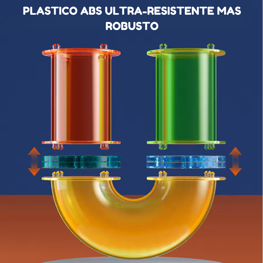 Set de Bloques Magnéticos con Rampas y Pelotas – 45 Piezas-4