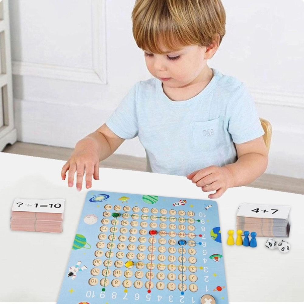 Juego de Sumas Tablero Educativo Matemático Montessori-3