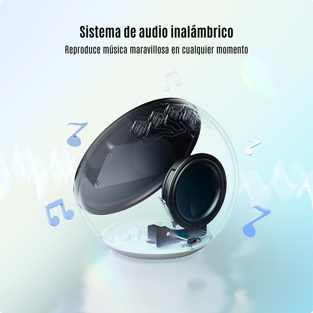 CARGADOR INALÁMBRICO RELOJ DESPERTADOR BLUETOOTH - VIDVIE-2
