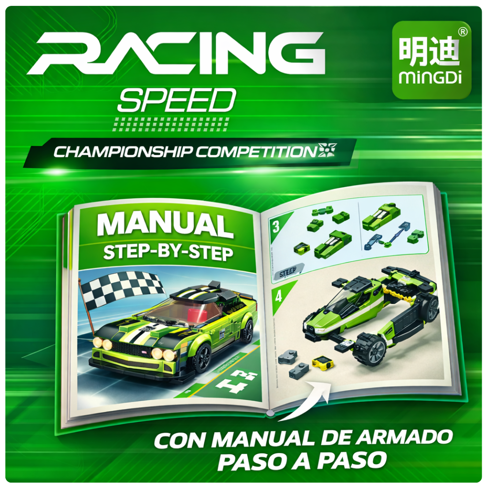Auto Deportivo para Armar 320 Piezas Juguete de Construcci n STEM-3