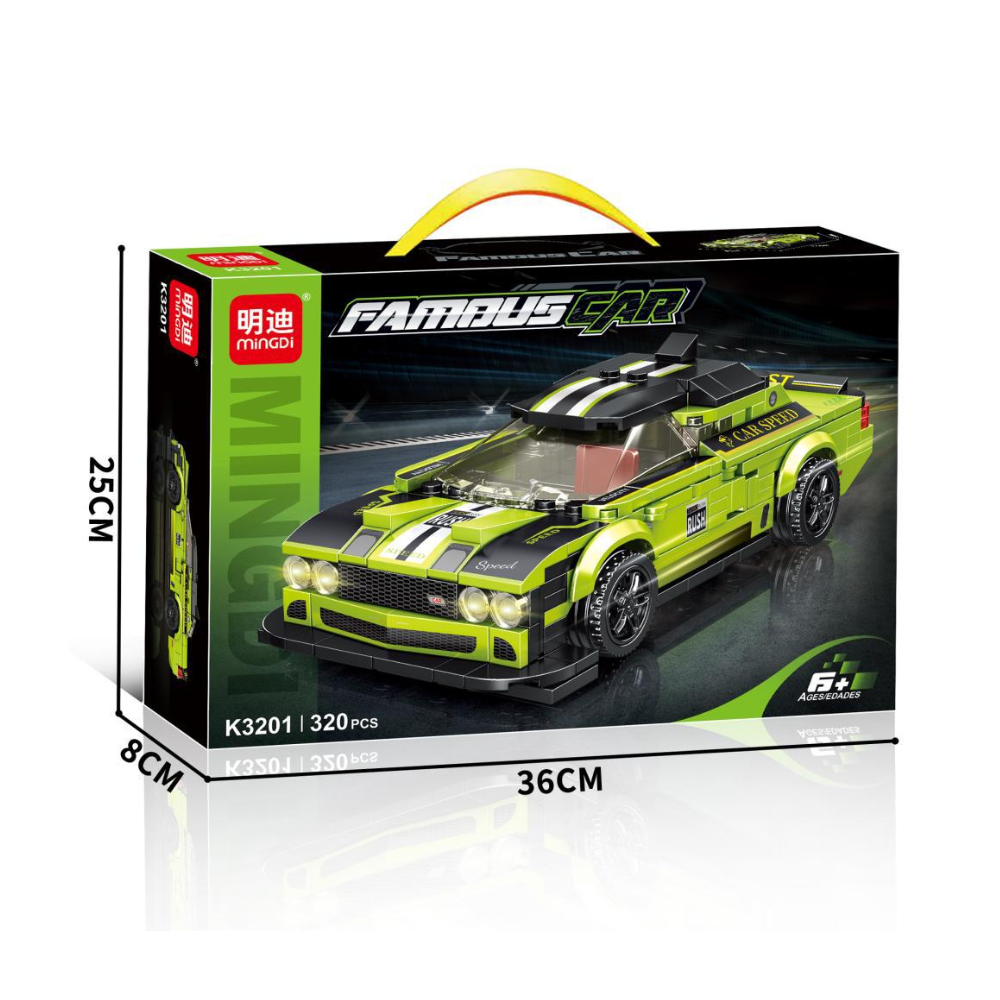 Auto Deportivo para Armar 320 Piezas Juguete de Construcci n STEM-6