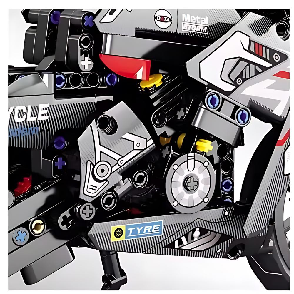 Ducati Black Motocicleta de Construcci n 486 Piezas-2