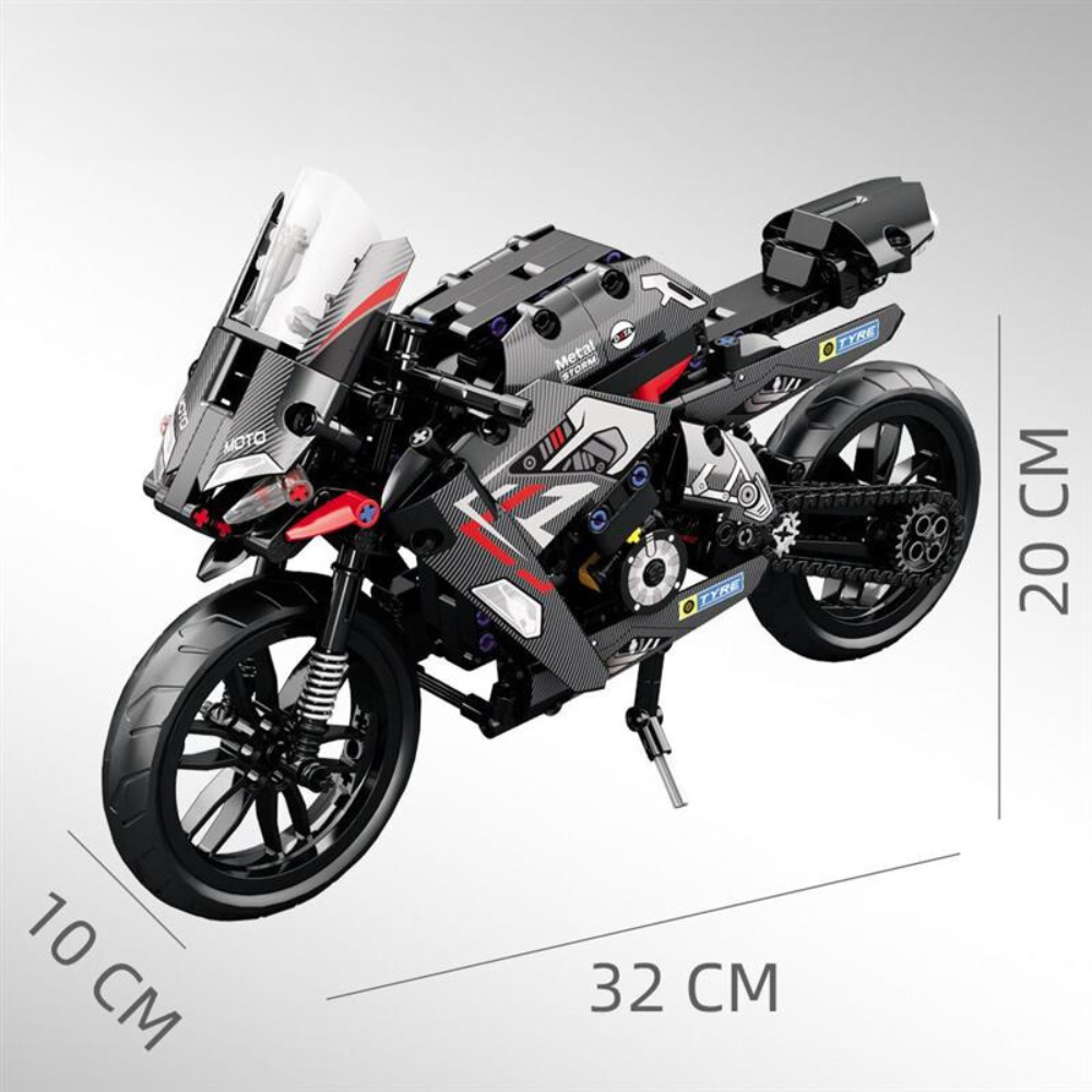 Ducati Black Motocicleta de Construcci n 486 Piezas-5