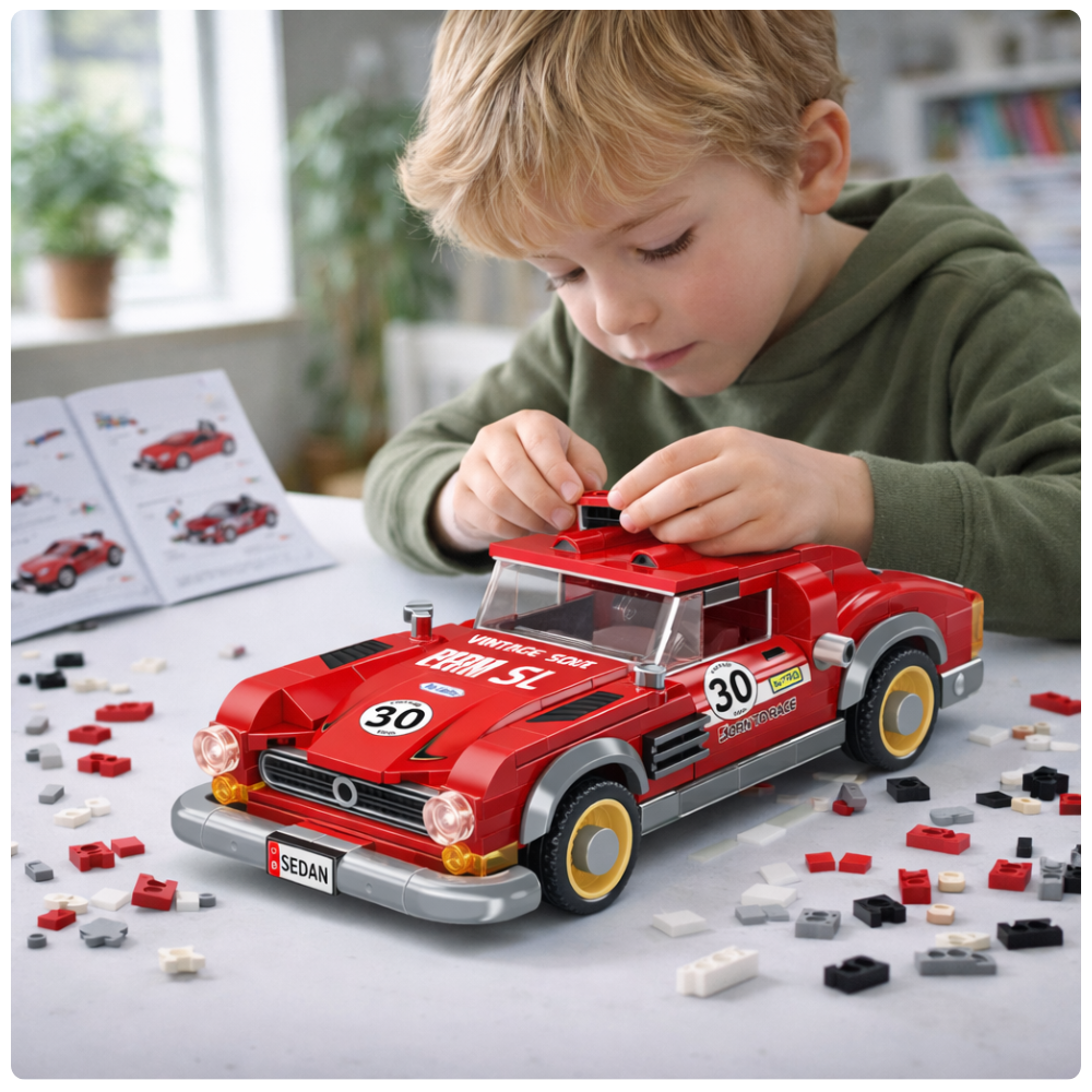 Auto Deportivo para Armar 323 Piezas Juguete de Construcci n STEM-4
