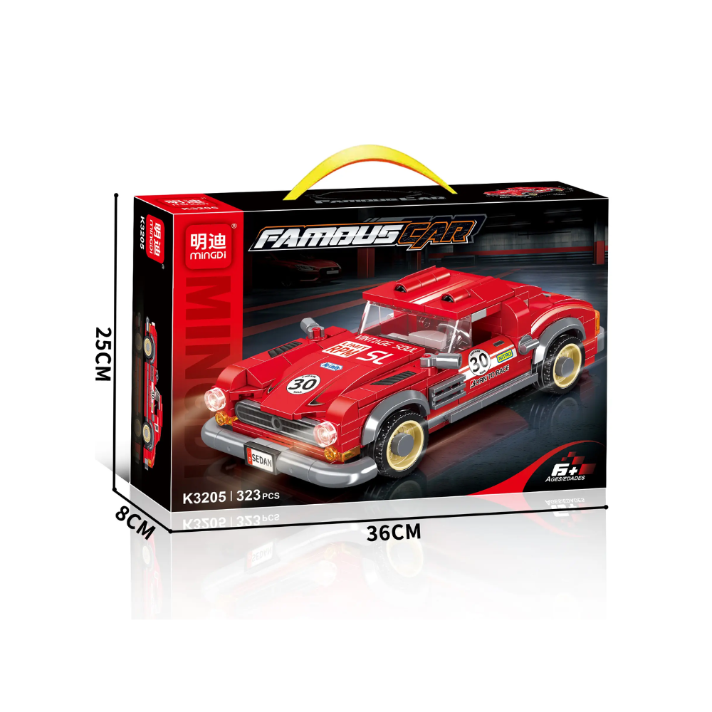 Auto Deportivo para Armar 323 Piezas Juguete de Construcci n STEM-5