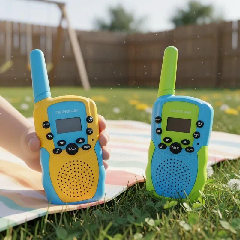 Pack 2 Walkie Talkie Infantil 22 Canales Con Linterna-2