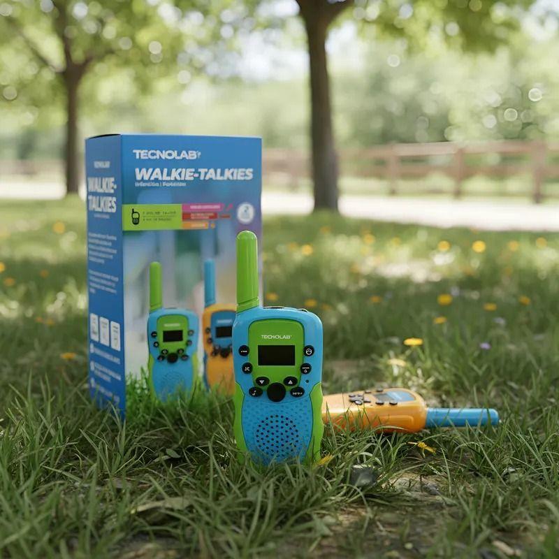 Pack 2 Walkie Talkie Infantil 22 Canales Con Linterna-4