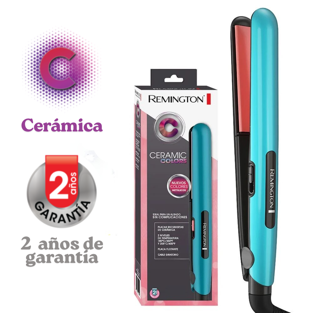 PLANCHA DE PELO REMINGTON CERAMIC COLORS S1520-4