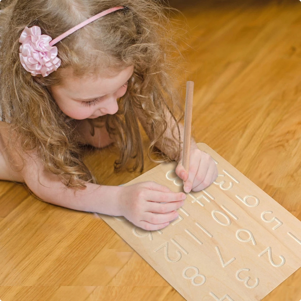 Tablero de Trazado Montessori – Números del 1 al 20-5