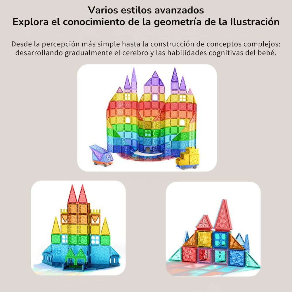Set de Bloques Magnéticos Diamonds Series – 80 Piezas-3