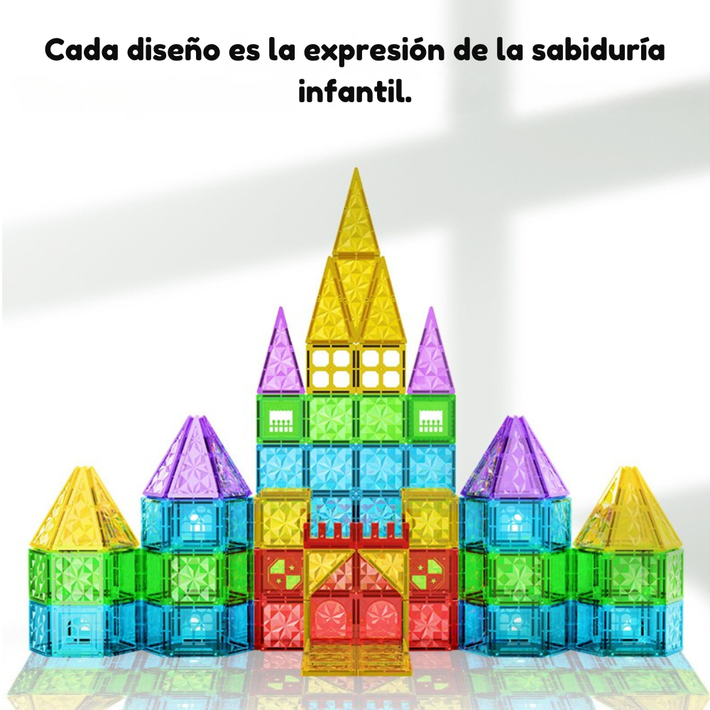 Set de Bloques Magnéticos Diamonds Series – 80 Piezas-4