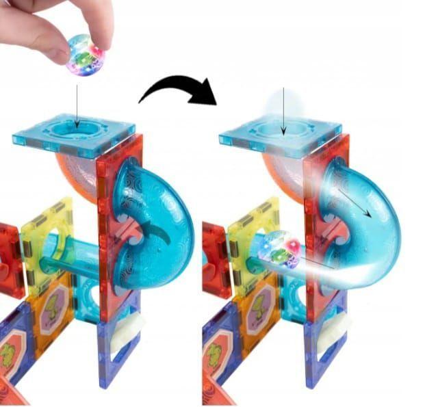 Bloques De Construcción Magnéticos 3D 125 Piezas-2