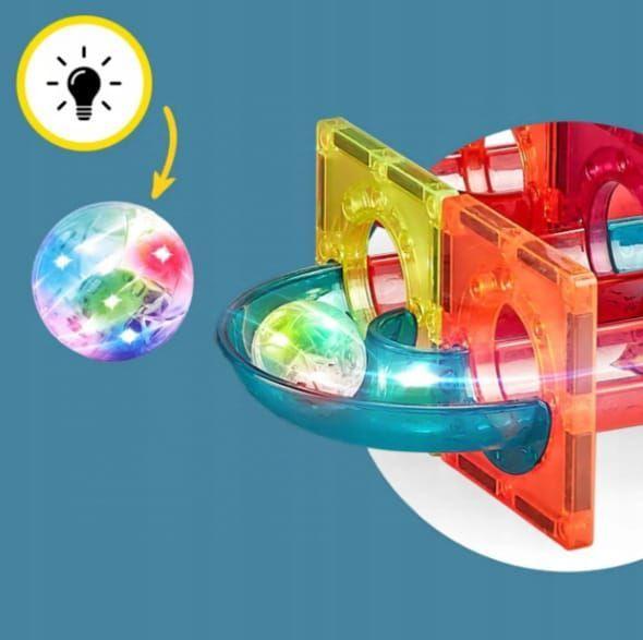 Bloques De Construcción Magnéticos 3D 125 Piezas-3